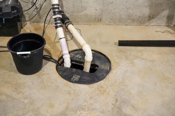 Basement Drainage Installation in Mill Valley