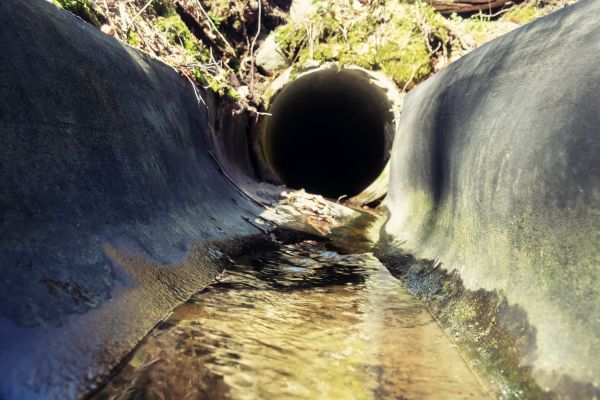 Drainage Swale Installation in Mill Valley
