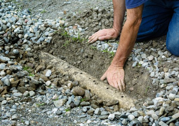 French Ditch Installation in Mill Valley