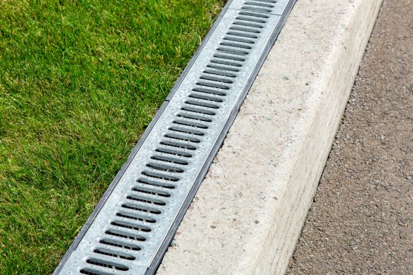 Courtyard Drain Installation in Mill Valley