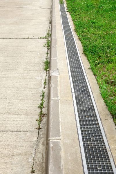 Concrete Drain Installation in Mill Valley
