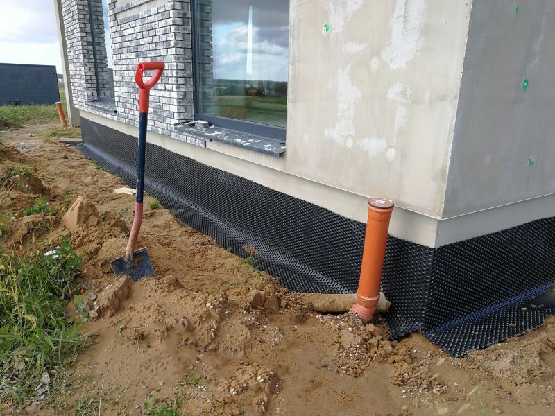 Exterior Drain Installation